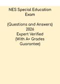 NES Special Education Exam &ndash; Study Guide & Practice Questions PDF