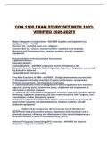 CON 1100 EXAM STUDY SET WITH 100&percnt; VERIFIED 2026-2027&excl;&excl;