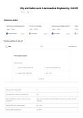 City and Guilds Level 3 Aeronautical Engineering Actual Exam Questions and verified Answers 2026
