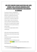 MN STATE PARAPRO EXAM&vert;QUESTIONS AND 100&percnt; CORRECT WELL DETAILED ANSWERS&vert;LATEST UPDATE&excl;&excl;&excl;&excl;&excl; 2026&vert;GUARANTEED PASS&vert;GRADED A&plus;&vert;VERIFIED