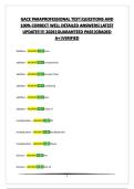 GACE PARAPROFESSIONAL TEST&vert;QUESTIONS AND 100&percnt; CORRECT WELL DETAILED ANSWERS&vert;LATEST UPDATE&excl;&excl;&excl;&excl;&excl; 2026&vert;GUARANTEED PASS&vert;GRADED A&plus;&vert;VERIFIED