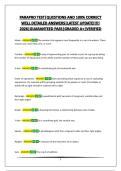 PARAPRO EXAM BUNDLE&vert;QUESTIONS AND 100&percnt; CORRECT WELL DETAILED ANSWERS&vert;LATEST UPDATE&excl;&excl;&excl;&excl;&excl; 2026&vert;GUARANTEED PASS&vert;GRADED A&plus;&vert;VERIFIED