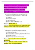 Quality Improvement in Healthcare Test  Bank Questions And Correct Answers  &lpar;Verified Answers&rpar; Plus Rationales  2026&sol;2027 Q&A &vert; Instant Download Pdf 