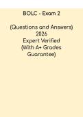 BOLC Exam 2 &ndash; Study Guide & Practice Questions PDF