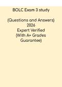 BOLC Exam 3 Study Guide &ndash; Practice Questions & Review PDF