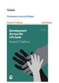 Test Bank - for Development Across the Life Span 10th Edition by Robert S&period; Feldman&comma; All Chapters&period;&vert;&vert;Latest 2026&period;