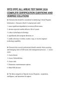 SP&Emacr;D SFPC ALL AREAS TEST BANK 2026 COMPLETE CERTIFICATION QUESTIONS AND VERIFIED SOLUTIONS
