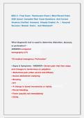 MDC II - Final Exam - Rasmussen Exam &vert;&vert; Most Recent Exam  2026 Actual  Complete Real  Exam Questions  And Correct   Answers &lpar;Verified  Answers&rpar;  Already Graded  A&plus;  &vert;  Assured  Success &vert; Newest  Exam &vert;  Just Released&excl;&excl;