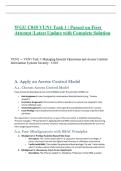 WGU C845 VUN1 TASK 1&comma;2 AND 3 &vert; INFORMATION SYSTEMS SECURITY &vert; 2026 UPDATE WITH COMPLETE SOLUTION