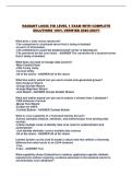 RADIANT LOGIC FID LEVEL 1 EXAM WITH COMPLETE SOLUTIONS 100&percnt; VERIFIED 2026-2027&excl;&excl;