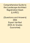 Comprehensive Guide to the Landscape Architect Registration Exam &lpar;L&period;A&period;R&period;E&period;&rpar; &ndash; Study & Practice PDF