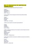 BIOL 2117 CORE EXAM 2026 TEST QUESTIONS AND ANSWERS RATED