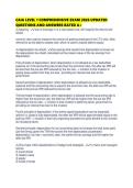 CAIA LEVEL 1 COMPREHENSIVE EXAM 2026 UPDATED QUESTIONS AND ANSWERS RATED