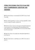 STERILE PROCESSING PRACTICE EXAM PREP 2026 COMPREHENSIVE QUESTIONS AND ANSWERS
