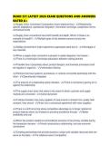 BUAD 331 LATEST 2026 EXAM QUESTIONS AND ANSWERS RATED