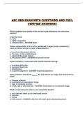 ABC RBS EXAM WITH QUESTIONS AND 100&percnt; VERIFIED ANSWERS&excl;&excl;