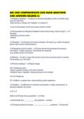 BSC 2085 COMPREHENSIVE 2026 EXAM QUESTIONS AND ANSWERS GRADED
