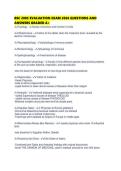 BSC 2085 EVALUATION EXAM 2026 QUESTIONS AND ANSWERS GRADED