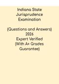 Indiana State Jurisprudence Examination &ndash; Study Guide & Practice PDF