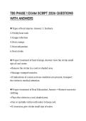 TBS PHASE 1 EXAM SCRIPT 2026 QUESTIONS WITH ANSWERS