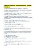 NHIE CORE EXAM 2026 TEST QUESTIONS AND ANSWERS GRADED