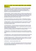 RLGN 104 LATEST 2026 EXAM QUESTIONS AND ANSWERS GRADED