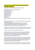 RLGN 104 STUDY GUIDE 2026 EXAM QUESTIONS AND ANSWERS GRADED