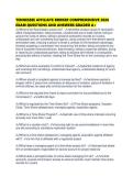 TENNESSEE AFFILIATE BROKER COMPREHENSIVE 2026 EXAM QUESTIONS AND ANSWERS GRADED