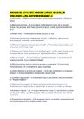 TENNESSEE AFFILIATE BROKER LATEST 2026 EXAM QUESTIONS AND ANSWERS GRADED