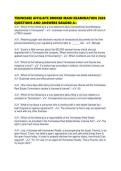 TENNESSEE AFFILIATE BROKER MAIN EXAMINATION 2026 QUESTIONS AND ANSWERS