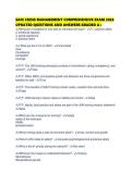 SAFE CRISIS MANAGEMENT COMPREHENSIVE EXAM 2026 UPDATED QUESTIONS AND ANSWERS