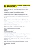 SAFE CRISIS MANAGEMENT TEST PAPER 2026 QUESTIONS AND ANSWERS GRADED