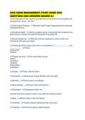 SAFE CRISIS MANAGEMENT STUDY GUIDE 2026 QUESTIONS AND ANSWERS GRADED