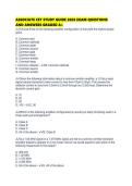 ASSOCIATE CET STUDY GUIDE 2026 EXAM QUESTIONS AND ANSWERS GRADED