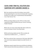 OLIVIA JONES VSIM FULL SOLUTION 2026 QUESTIONS WITH ANSWERS GRADED A&plus;
