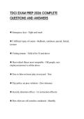 TDCJ EXAM PREP 2026 COMPLETE QUESTIONS AND ANSWERS