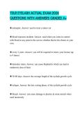 TDLR EYELASH ACTUAL EXAM 2026 QUESTIONS WITH ANSWERS GRADED A&plus;