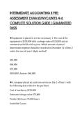INTERMEDIATE ACCOUNTING II PREASSESSMENT EXAM &lpar;KWV1&rpar; UNITS 4&ndash;6 COMPLETE SOLUTION GUIDE &vert; GUARANTEED PASS