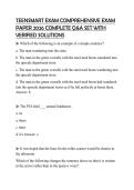 TEENSMART EXAM COMPREHENSIVE EXAM PAPER 2026 COMPLETE Q&A SET WITH VERIFIED SOLUTIONS
