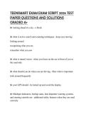 TEENSMART EXAM EXAM SCRIPT 2026 TEST PAPER QUESTIONS AND SOLUTIONS GRADED A&plus;