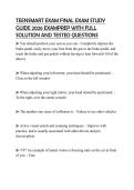 TEENSMART EXAM FINAL EXAM STUDY GUIDE 2026 EXAMPREP WITH FULL SOLUTION AND TESTED QUESTIONS