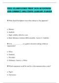 TEEX EXAMINATION PREP 2026 QUESTIONS AND CORRECT SOLUTIONS ALREADY PASSED