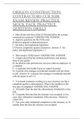 OREGONCONSTRUCTIONCONTRACTORS CCB2026EXAMREVIEWPRACTICEMOCK PACKPRACTICEQUESTIONDRILLS