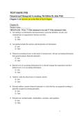Test Bank Fo Financial and Managerial Accounting&comma; 9th Edition By John Wild