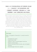 RNSG 1513 Foundations of Nursing Exam 2 &lpar;2026&sol;2027&rpar; &vert; 100&percnt; Approved Solutions &vert; Nursing Process&comma; Meds&comma; Assessment&comma; Skills