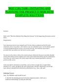 WGU C783 TASK 1 INITIATING AND PLANNING THE PROJECT IT MSM WITH COMPLETE SOLUTIONS &vert; 2026