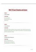 MHA 707 Exam B Questions and Answers&period;