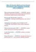 MHA 707 EXAM 1 BOST ACTUAL EXAM QUESTIONS AND VERIFIED ANSWERS