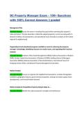 DC Property Manager Exam &ndash; 100&plus; Questions with 100&percnt; Correct Answers &vert;&vert; graded