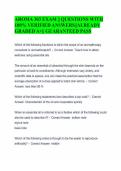 AROMA 303 EXAM &vert;&vert; QUESTIONS WITH 100&percnt; VERIFIED ANSWERS&vert;&vert;ALREADY GRADED A&plus;&vert;&vert; GUARANTEED PASS